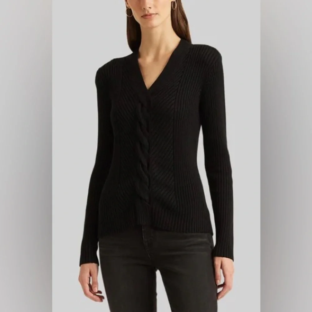 Ralph Lauren Fricklie V Neck Sweater - Picture 4 of 14
